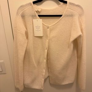Sezane cream sweater
